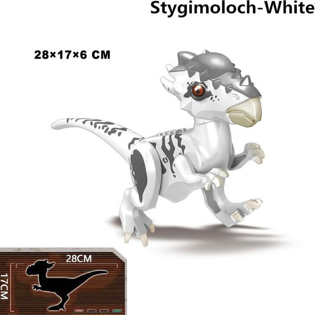 TOY LION Raptor Carnotaurus Dinosaurier Bausteine, 28cm, ab 2 Jahren - Bild 1