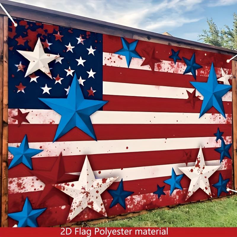 Patriotischer Wandteppich Sterne und Streifen von JMG Household Supplies aus Polyester, B: 60 cm, H: 40 cm - Bild 5