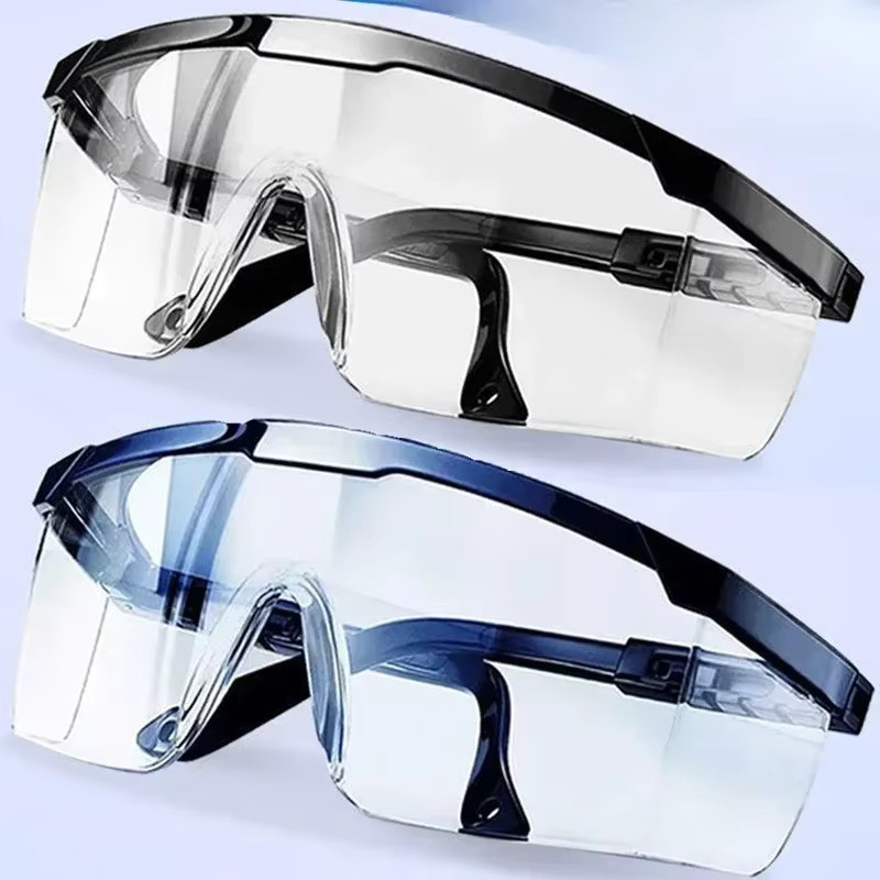 Full Vision Schutzbrille in Schwarz mit klarem Glas, wind- und staubdicht sowie spritzwassergeschützt - Bild 2