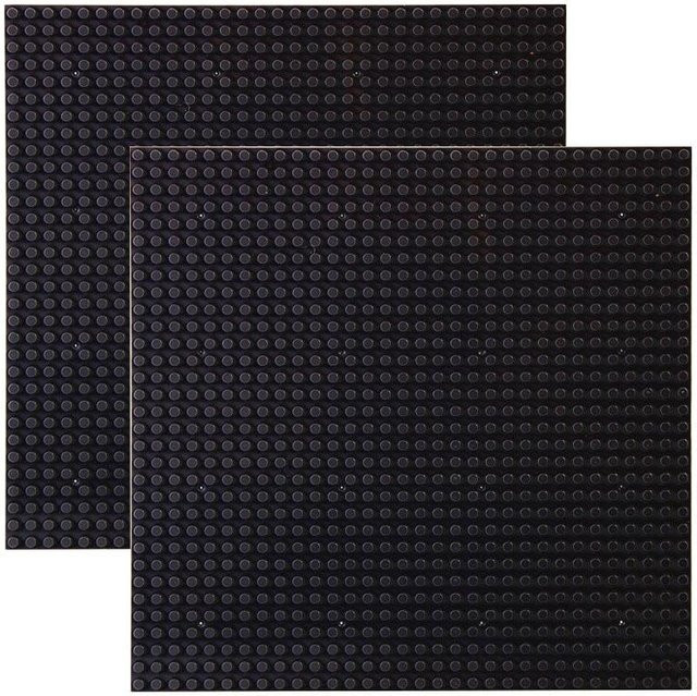 Wucifang Bags Bausteinplatte, 2-teiliges Set, schwarz, Kunststoff - Bild 1