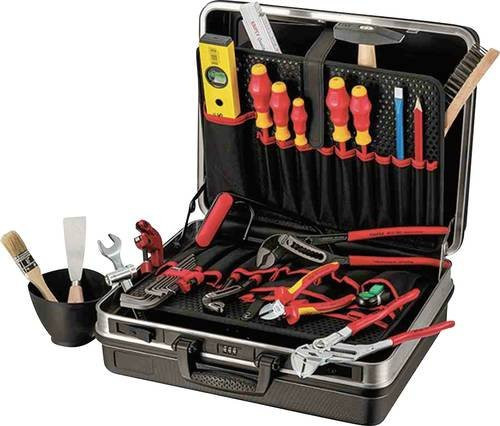 Knipex Sanitär Werkzeugkoffer SHK 23-teilig aus Kunststoff und Aluminium in Mehrfarbig - Bild 2