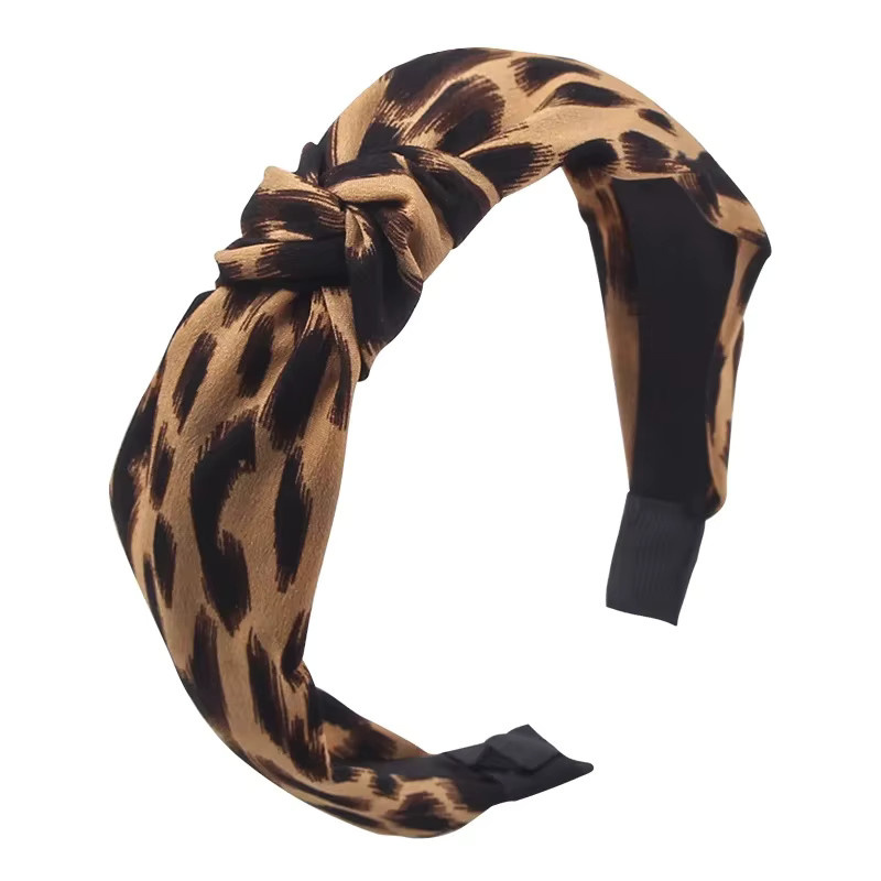 shinyize Haarband, Samt, Leopardenmuster, Unisex - Bild 2