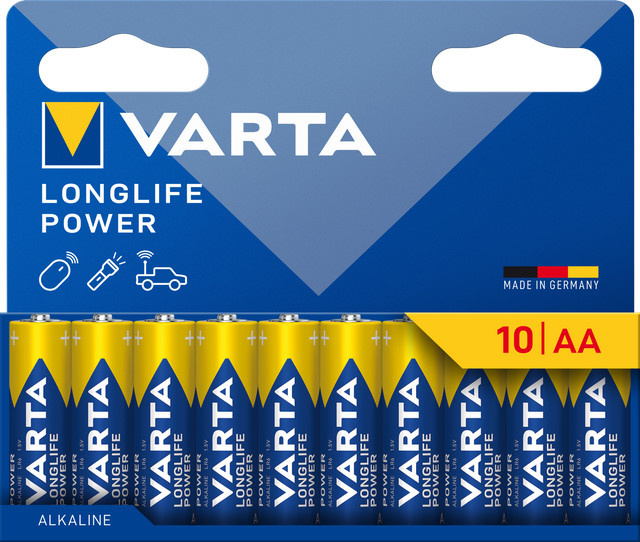 Varta Longlife Power AA Batterien, 10er Packung - Bild 1