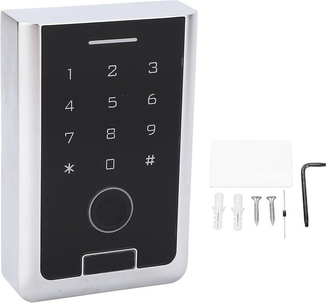 Neoglint Wasserdichte Türzugangskontrolle mit Fingerabdruck-Scanner und Tastatur in Weiß - Bild 1