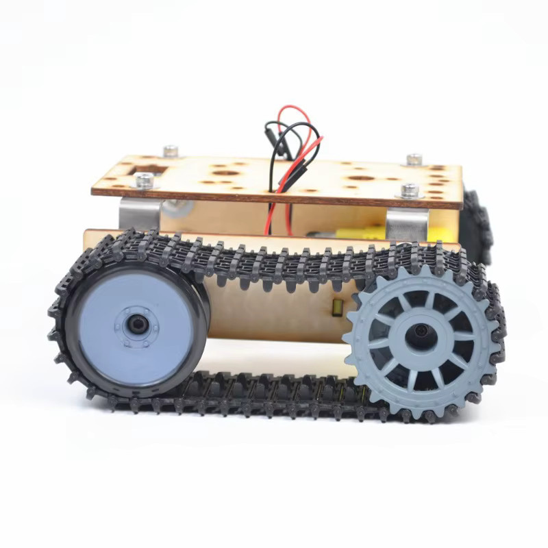 TIMEA DIY Auto Roboter RC Tank Chassis, Metall, Bunt / Mehrfarbig - Bild 2