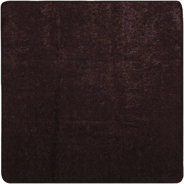 vidaXL Teppichläufer MARSA quadratisch Anthrazit aus Polyester und PVC B/B: 100 x 100 cm - Bild 1
