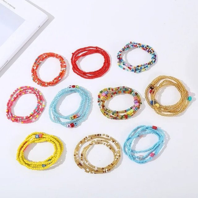 MOONBIFFY Perlenarmband, Bunt, Perle, Damen - Bild 1