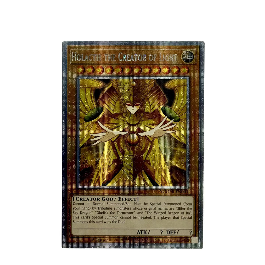 Yu-Gi-Oh! Holactie Der Schöpfer des Lichts Ägyptischer Gott Zoku Nekurofuadesu DIY-Proxy-Karten - Bild 2
