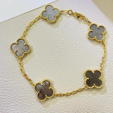 Hui dian Armband, Damen, weißes Perlmutt, Karneol, beige