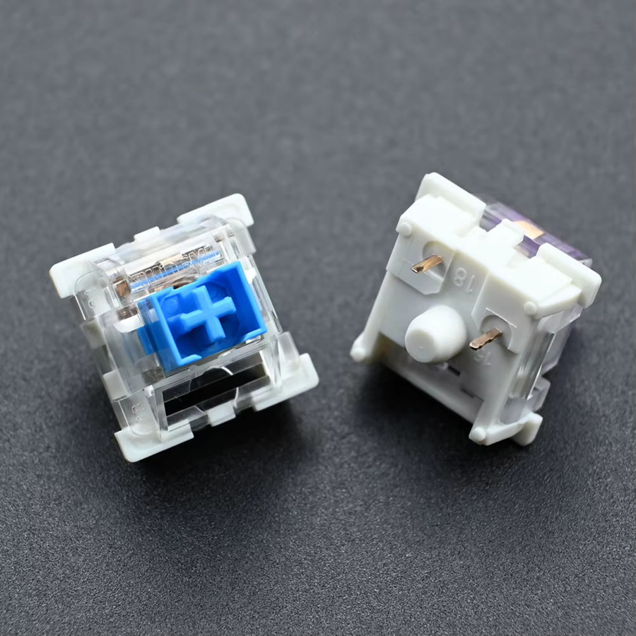 DAZZLEEX 50 Stück Taktile Tastaturschalter, 3-polige Ersatz-Clicker-Tasten für Tastaturen - Bild 2