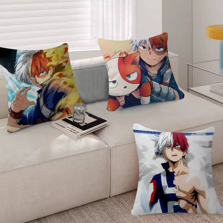 Rastar Anime My Hero Academia Shoto Todoroki Kissenbezug, quadratisch, Multicolour, Breite: 30 cm, Höhe: 30 cm - Bild 3