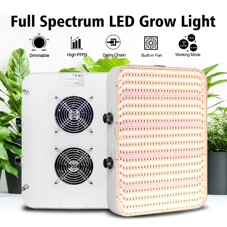 Hunta Vollspektrum-LED-Wachstumslicht mit LM281B Chips für Hydrokultur und Gewächshäuser - Bild 2