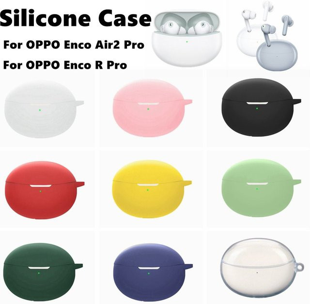 Staubdichte und stoßfeste Silikon-TPU Schutzhülle für OPPO Enco Air2 Pro / R Pro in Blau - Bild 1