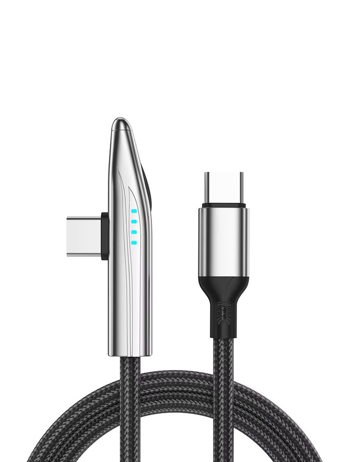 NNBILI High-Speed Train LED-Ladekabel USB-A auf USB-C mit bis zu 100W für Huawei und OPPO - Bild 6