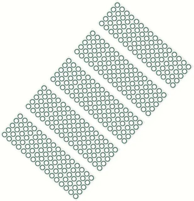 100 Stück selbstklebende Batterie-Isolierdichtungen für 21700 18650 26650 Akkus, grüne elektrische Isolierunterlagen aus Pappe für 1S-8S Konfigurationen - Bild 1