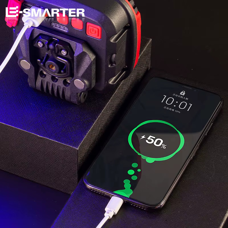 ESMARTER Tragbare Magnetische COB-LED-Flutlichtlampe, Wiederaufladbare Multifunktionale Arbeitsleuchte für Outdoor, Camping und Notfälle - Bild 5