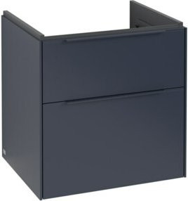 Villeroy & Boch Waschtischunterschrank Subway 3.0 in Blau Matt, Wandmontage mit integrierter LED-Beleuchtung, B/T/H: 57,2 x 57,6 x 47,8 cm - Bild 1