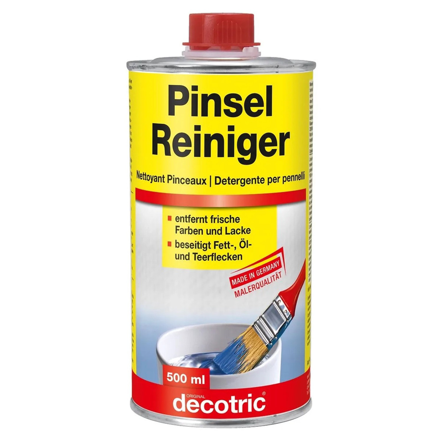 Decotric Pinselreiniger transparent und gelb, 500 ml - Bild 2