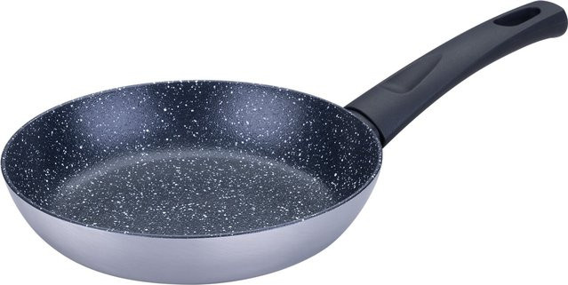 Fackelmann Bratpfanne Crisp aus Keramik und Aluminium in Schwarz-Grau-Silber, Durchmesser: 20 cm - Bild 1