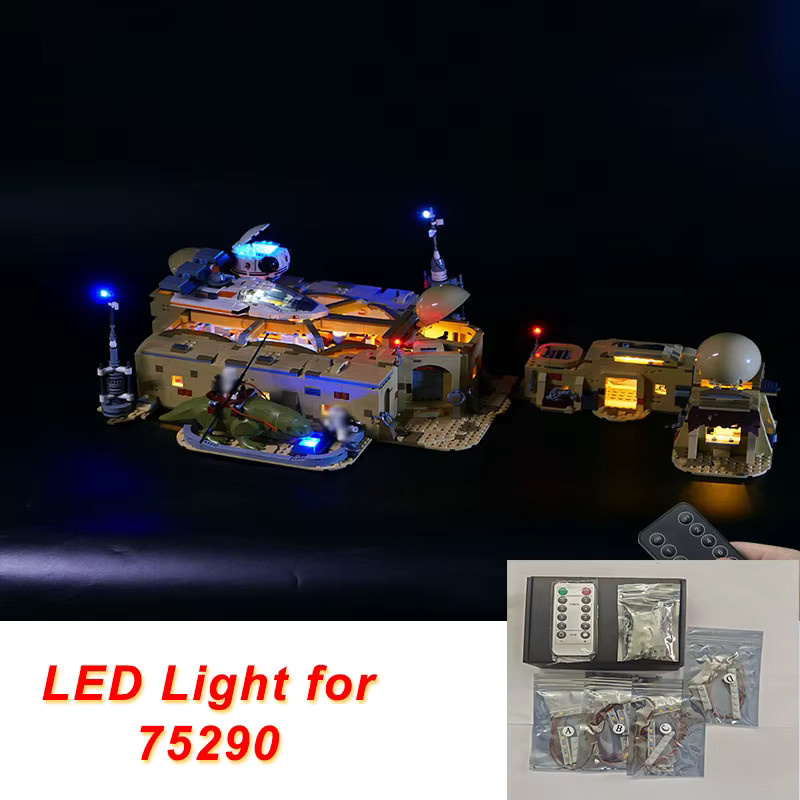 LED-Lichtset für Mos Eisley Cantina 75290 in Schwarz mit RGB-Beleuchtung - Bild 2
