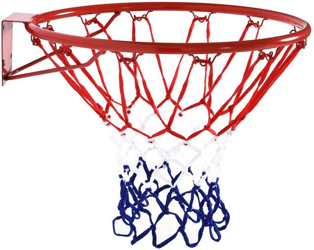HOMCOM Basketballkorb Bunt / Mehrfarbig aus Metall und Nylon - Bild 1