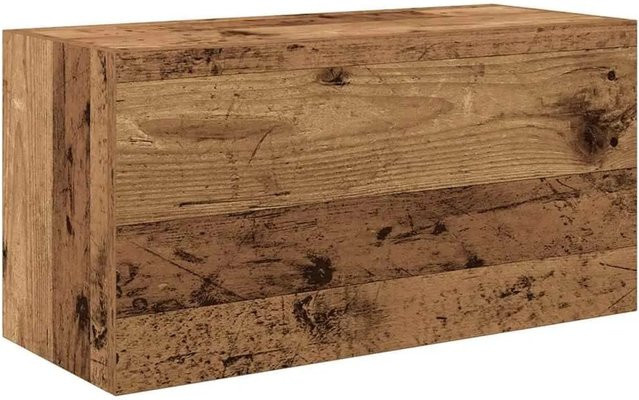 vidaXL Bad-Wandschrank in Altholz-Optik, Braun, B/T/H: 60 x 25 x 30 cm - Bild 1