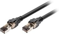 Digitus Patchkabel Cat 8.1 S/FTP RJ45 Ethernet LAN Schwarz, Länge: 3 m - Bild 1