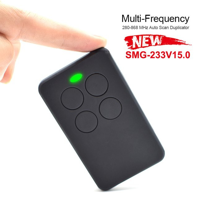 APRIMATIC TX2M Garagen-Fernbedienung Torsteuerung Rolling-Code-Sender 433,92 MHz Schwarz - Bild 1