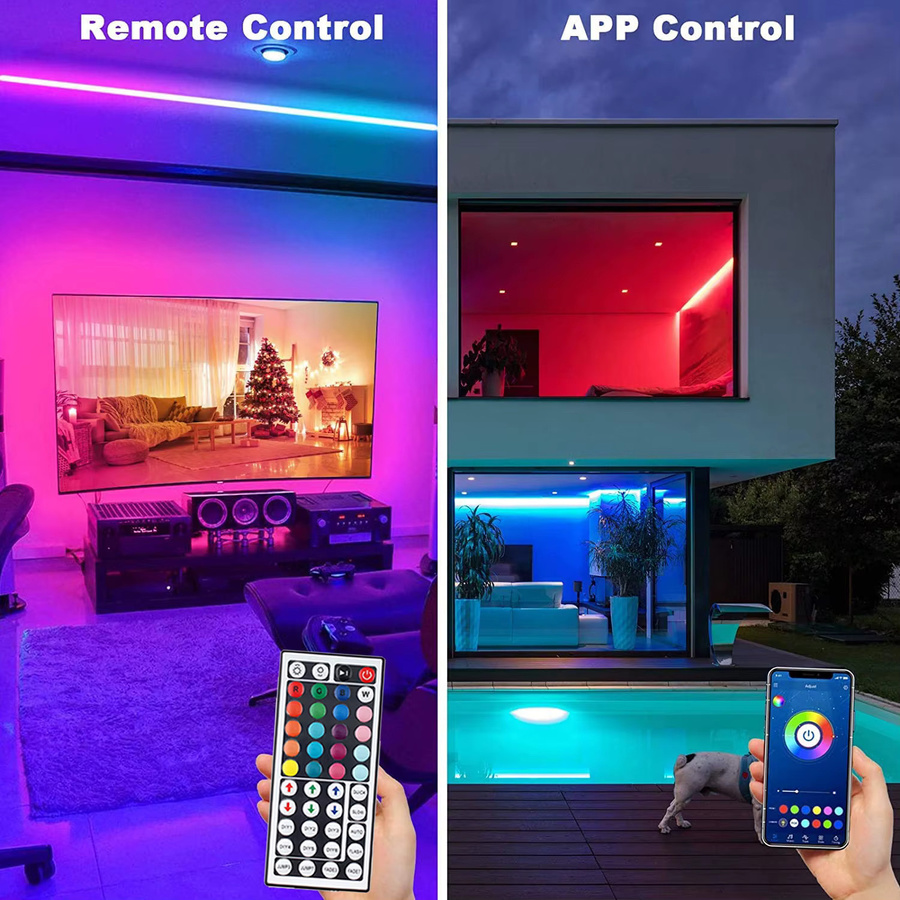 Mikenoon RGB USB-LED-Streifen in Multicolour für TV-Hintergrundbeleuchtung und Dekoration - Bild 2