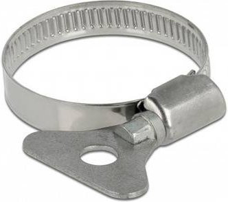 Delock 19579 Schlauchschellen aus Edelstahl in Silber, 10 Stück, Durchmesser: 25 mm bis 40 mm - Bild 1