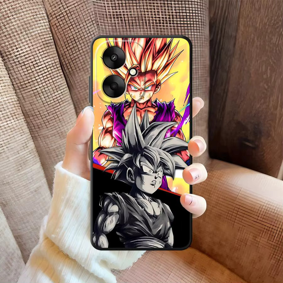 Schwarze weiche Handyhülle mit Dragon Ball Dashing Goku Design für Xiaomi Redmi 13C 14C 12C 10 9 A5 K40 K80 Pro A3 A4 A1 A2 Plus - Bild 2