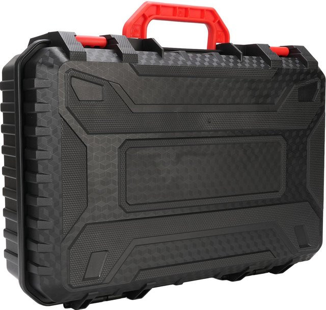 Aimo Satelliten-Tragetasche aus hartem EVA-Schaumstoff für Satellitenschüssel-Kits und Netzteile, Grau/Schwarz - Bild 1