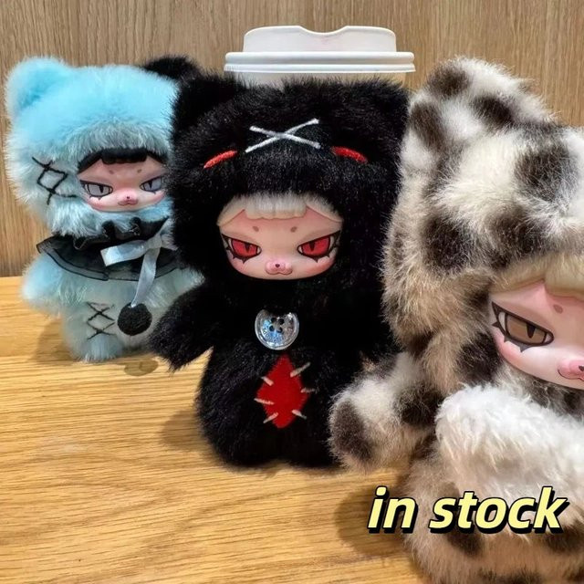 52TOYS Piku Troubles Cat Week Blind Box, Vinyl-Gesichts-Plüsch-Schlüsselanhänger, Plüsch / Textil, Bunt / Mehrfarbig - Bild 1