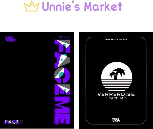 VERIVERY FACE ME 3. Mini-Album Official Version in Purple - Bild 1