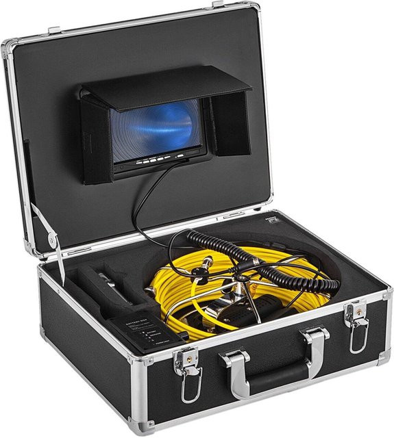 Buying Solutions MB Kanalinspektionskamera mit 7 Zoll LCD Monitor und 50M Kabel, Wasserdichtes Rohrleitungs- und Abwasserkanal-Inspektionssystem in Weiß inklusive 8 GB SD-Karte - Bild 1