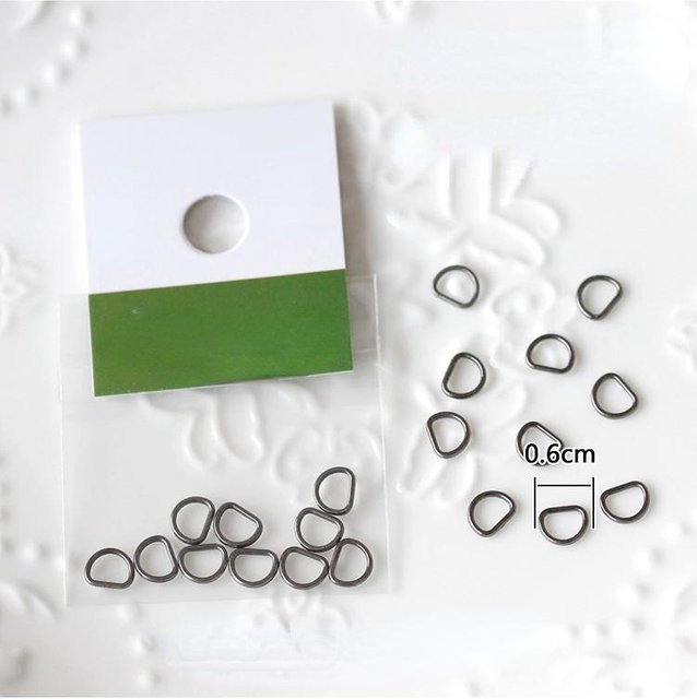 Binchi Outdoor Product Mini-Knöpfe, Metall, Weiß, 20-teiliges Set - Bild 1