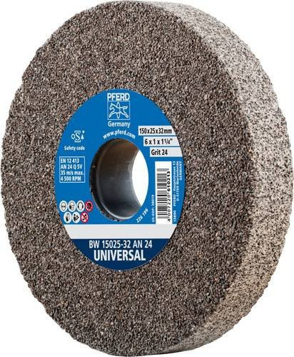 PFERD Schleifbockscheibe braun Durchmesser: 150 mm, Bohrung-Ø: 32 mm, Breite: 25 mm - Bild 1