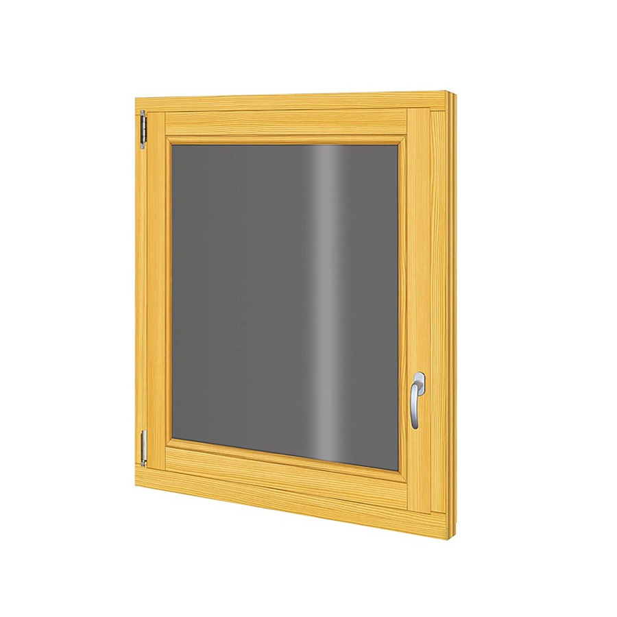Roro Holzfenster Fichte braun B/H: 88 x 98 cm mit Kipp-Dreh-Funktion - Bild 2