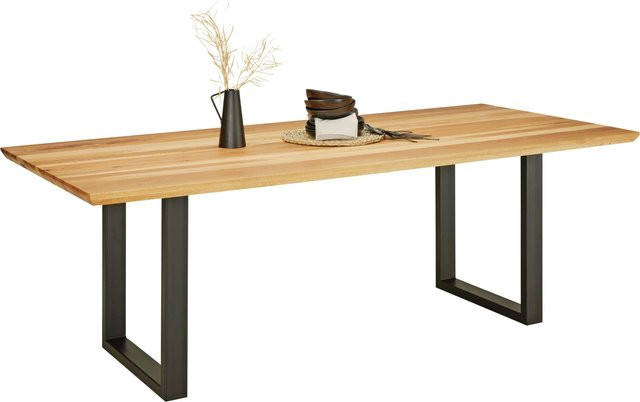 Premium Living Esstisch Palais aus Echtholz in Eichefarben, B/T/H: 220 x 100 x 77 cm - Bild 1