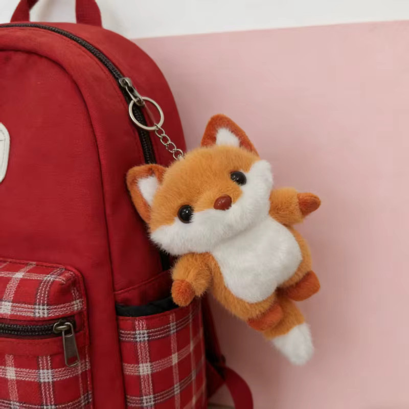 pangcangshu Fuchs-Spielzeug, Plüsch-Anhänger, Orange, Tiere - Bild 3