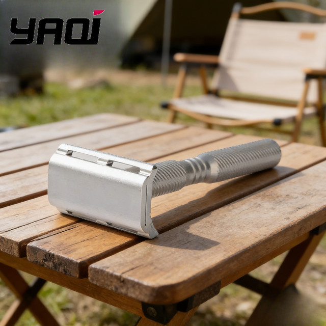 Yaqi Ghost Sicherheits-Bartschneider, Aluminium, Herren - Bild 1