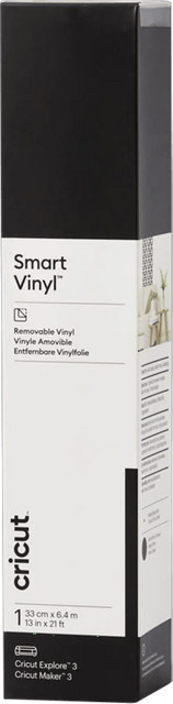 Cricut Smart Vinyl Abnehmbar Schwarz 33 x 640 cm - Bild 1