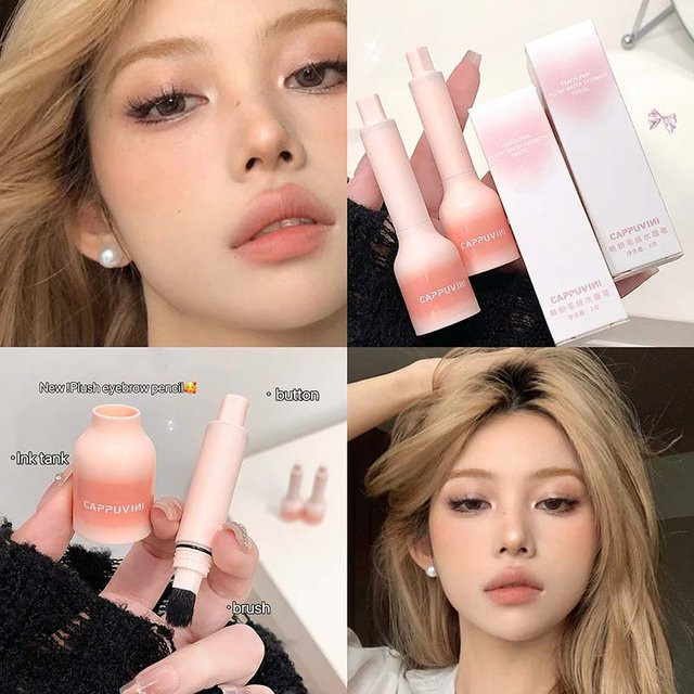 Fluffy Brow Liquid Pen, Peach Rose, Natural Hair Strokes - Bild 1