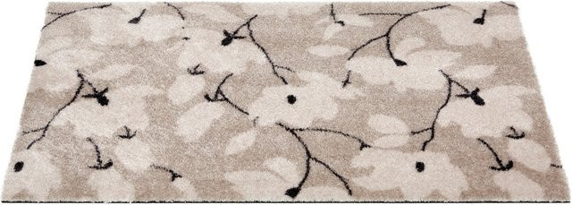 Schöner Wohnen Fußmatte Malibu Blumen Allover in Creme und Beige, B: 67 cm, T: 100 cm - Bild 1
