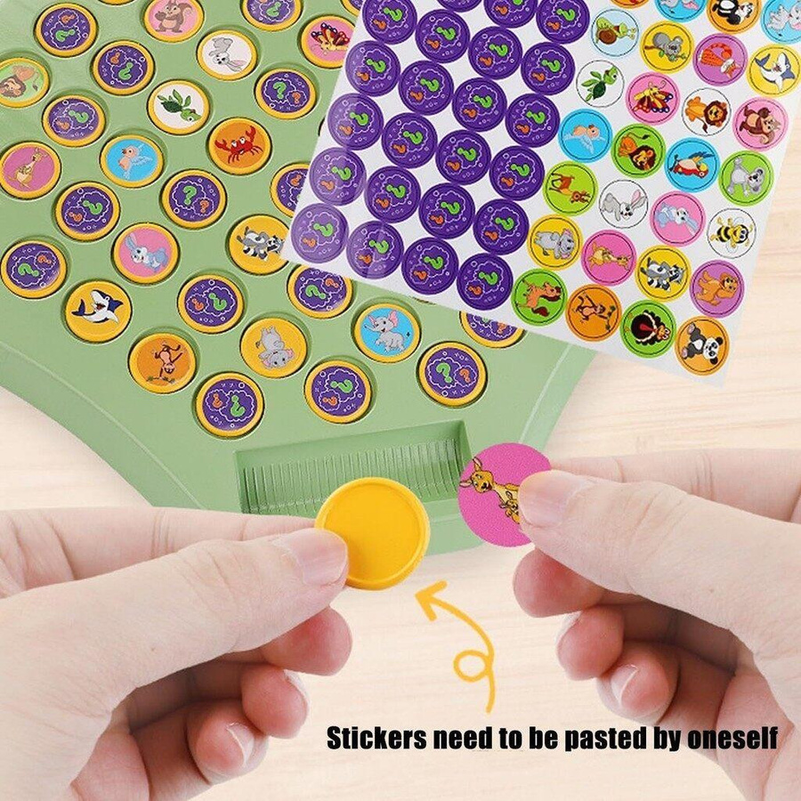 Meiteai-All Kinderschach zum Umklappen Strategie-Brettspiel Bunt / Mehrfarbig - Bild 3