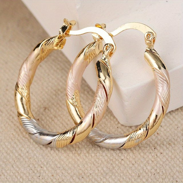 YoYo Creolen, gold, Damen - Bild 1