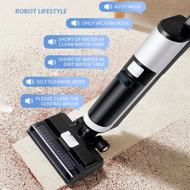 Robot lifestyle Nass-Trocken-Saugroboter RL8Pro kabellos mit Sprachassistent, 14.000 Pa Saugleistung und 4000 mAh Akku - Bild 4