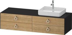 Duravit Waschtischunterschrank White Tulip in Weiß, Breite: 160 cm, Tiefe: 55 cm - Bild 1