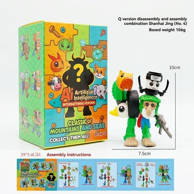 Fashnics Italienische Gehirnfäule Figurinen Spielzeug hellgrüne - Bild 1
