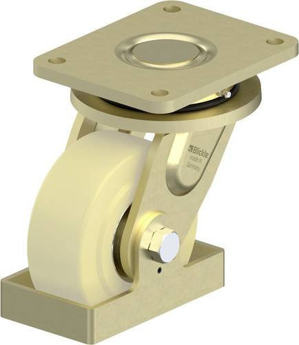 Blickle Schwerlast-Lenkrolle LS-GSPO 150K-35-FS in Beige und Multicolour mit 150 mm Rad-Durchmesser und einer Tragfähigkeit von 2500 kg - Bild 1